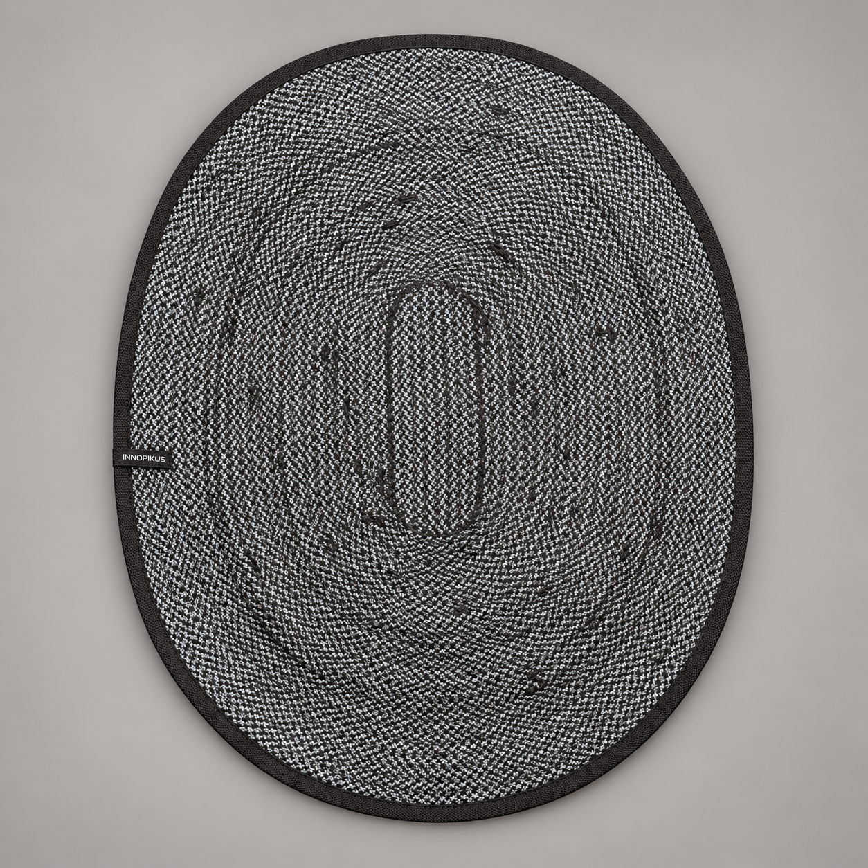 Alfombra cebra oval