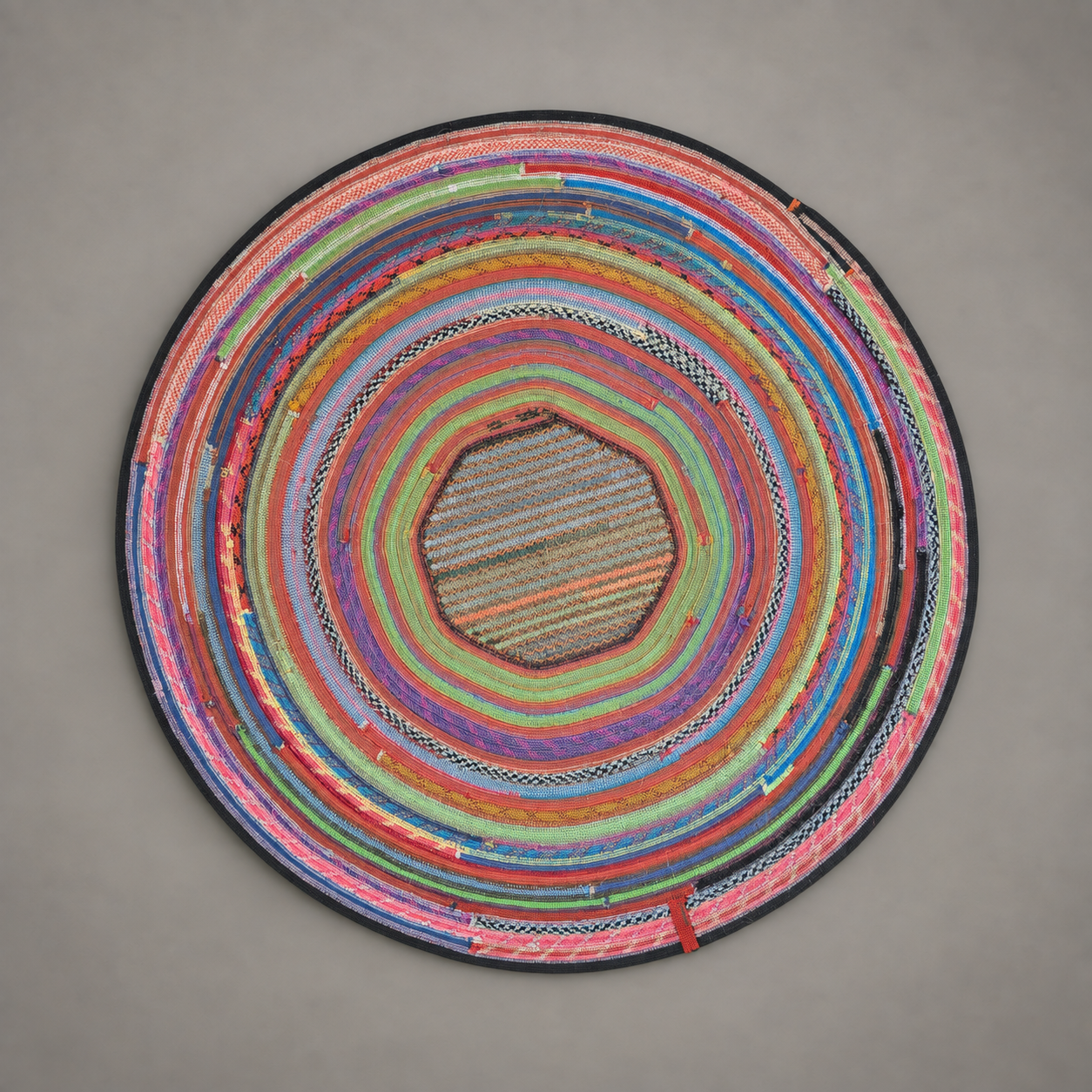 Alfombra mandala redonda